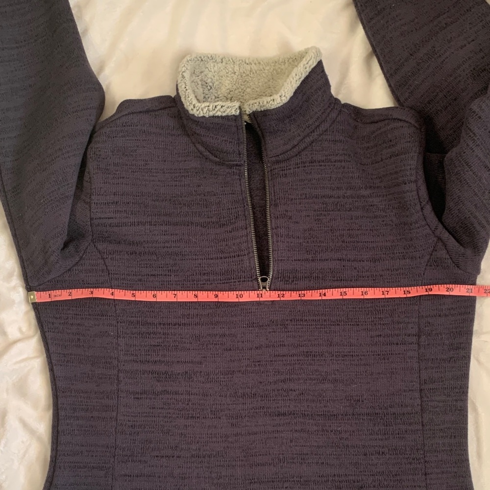 Kuhl Sweater Sz XL Spring Hiker Gorpcore Weather Sherpa 1/4 Zip EUC Ruck Utility - Picture 11 of 14
